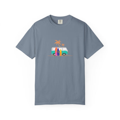 Surf Van T-Shirt — Retro Beach Camper Graphic Tee