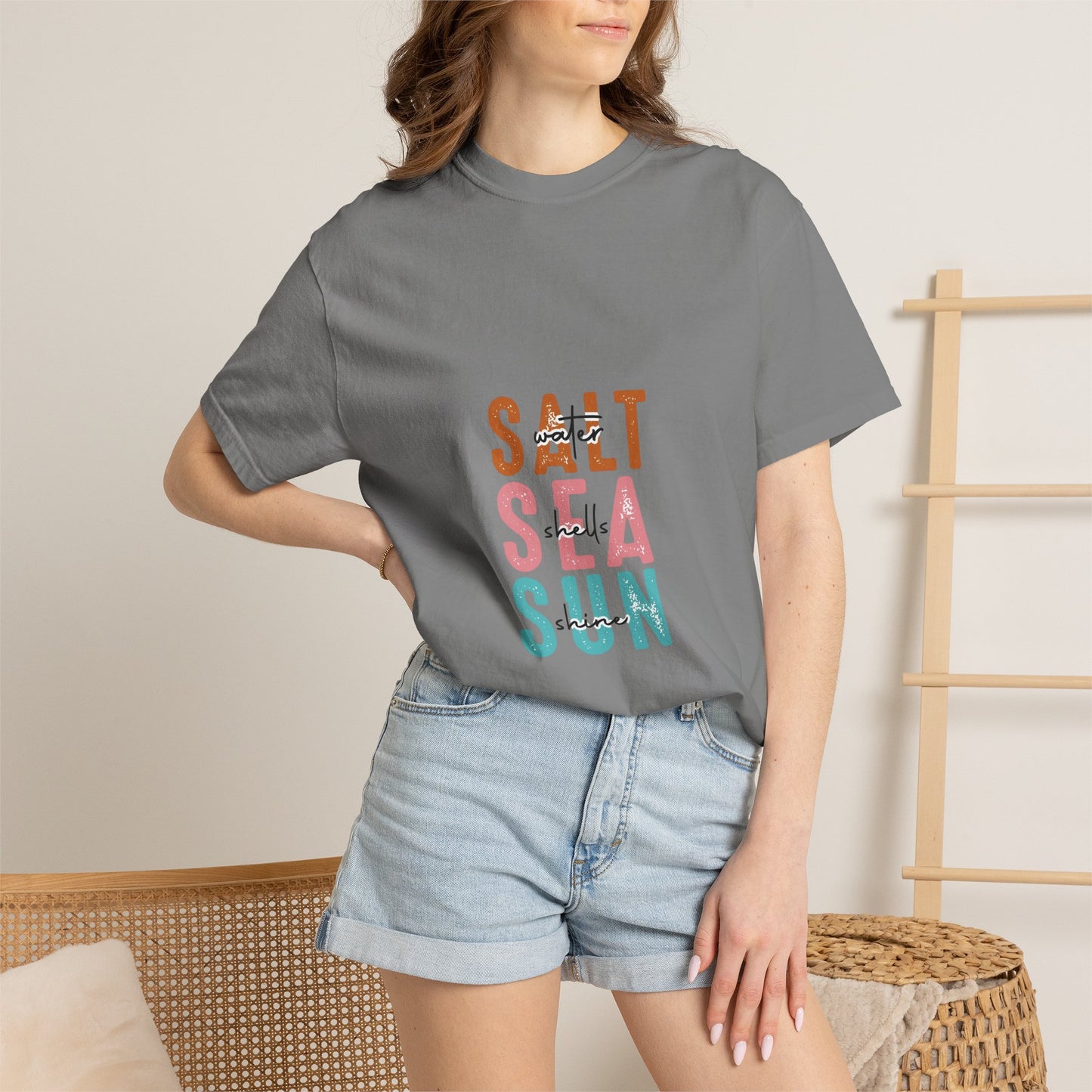 Salt Sea Sun Graphic Tee — Beach Vibes Summer T-Shirt