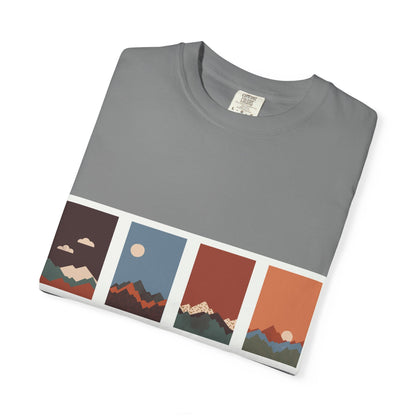 Unisex Mountain Sunset T-Shirt | Cozy Casual Wear, Nature Lover Gift, Travel Tee, Outdoor Adventure Shirt, Hiking Apparel