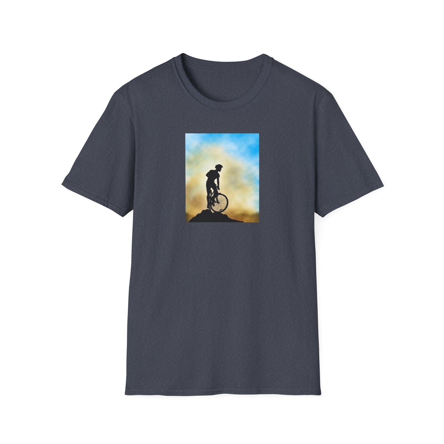 Adventure Awaits Unisex T-Shirt, Mountain Biking Tee, Outdoor Sport Shirt, Gift for Cyclists, Casual Graphic Tee