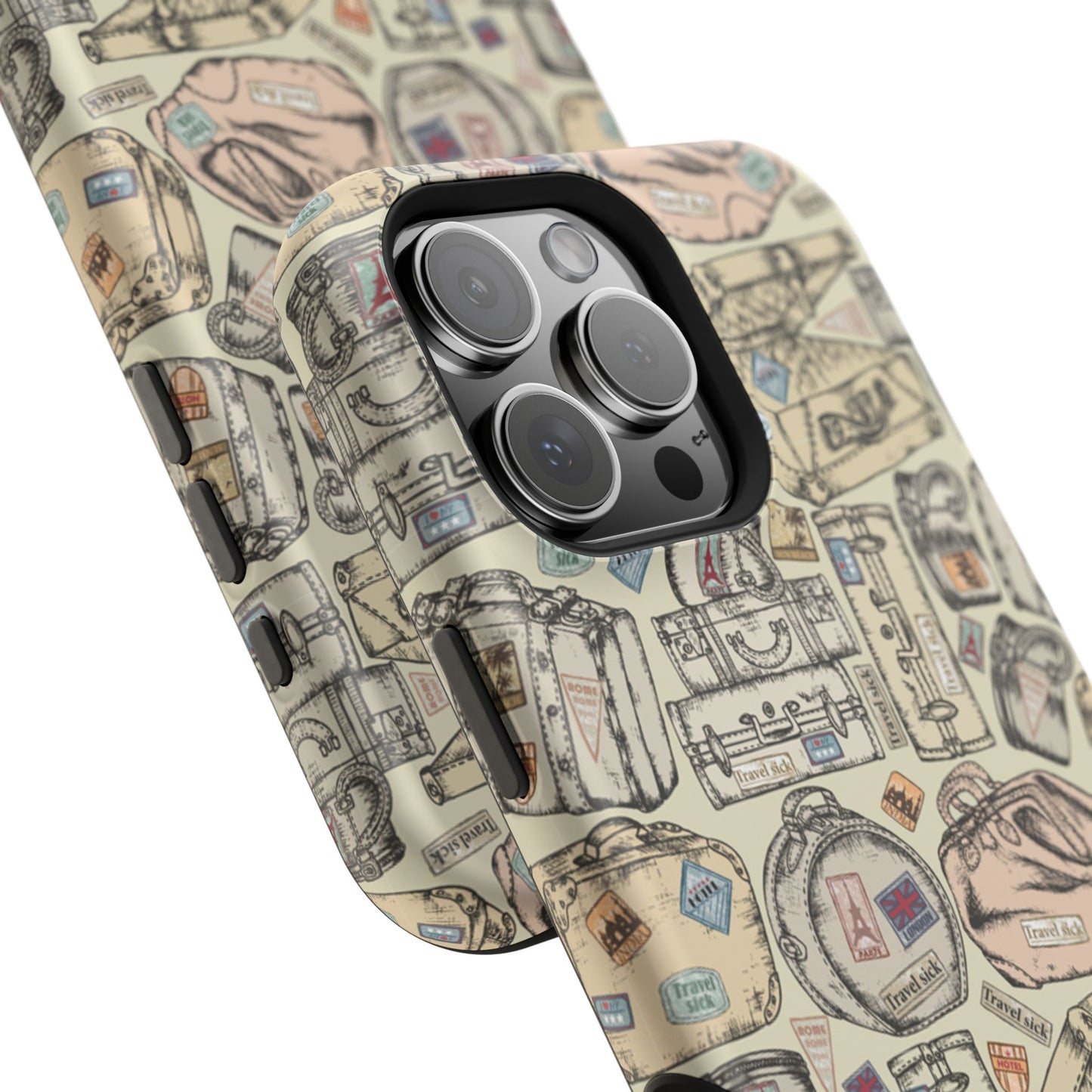 Travel-Inspired Magnetic Tough Cases, Unique Phone Accessories, Perfect for Adventurers, Great Gift for Travelers or Holidays