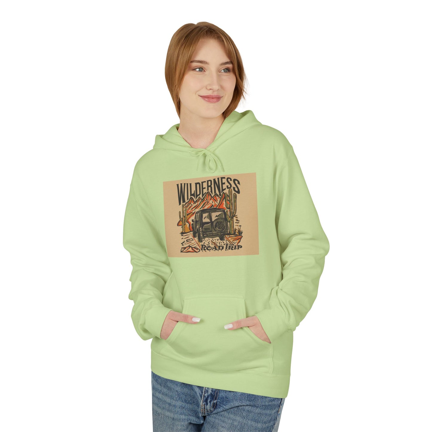 Wilde Bless Fleece Hoodie - Unisex, Cozy Style, Perfect for Casual Wear, Gifts, Outdoor Adventures, Festivals - MaisonThreadory