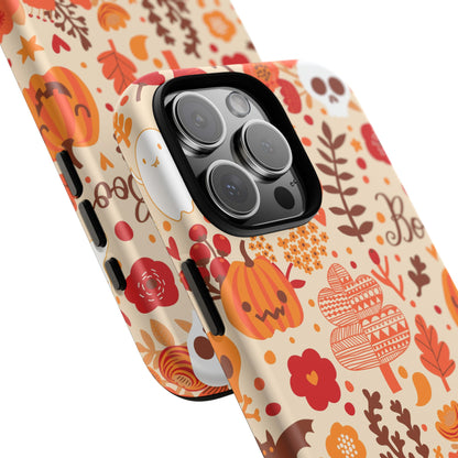 Autumn Phone Case - Cozy Fall Vibes, Pumpkin Decor, Halloween Gift, Floral Design, Seasonal Aesthetic