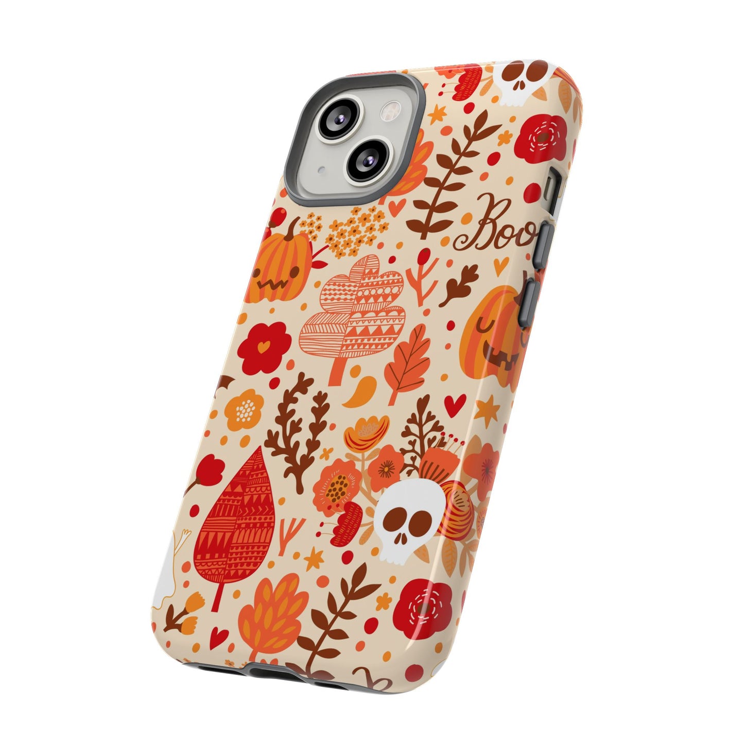 Autumn Phone Case - Cozy Fall Vibes, Pumpkin Decor, Halloween Gift, Floral Design, Seasonal Aesthetic
