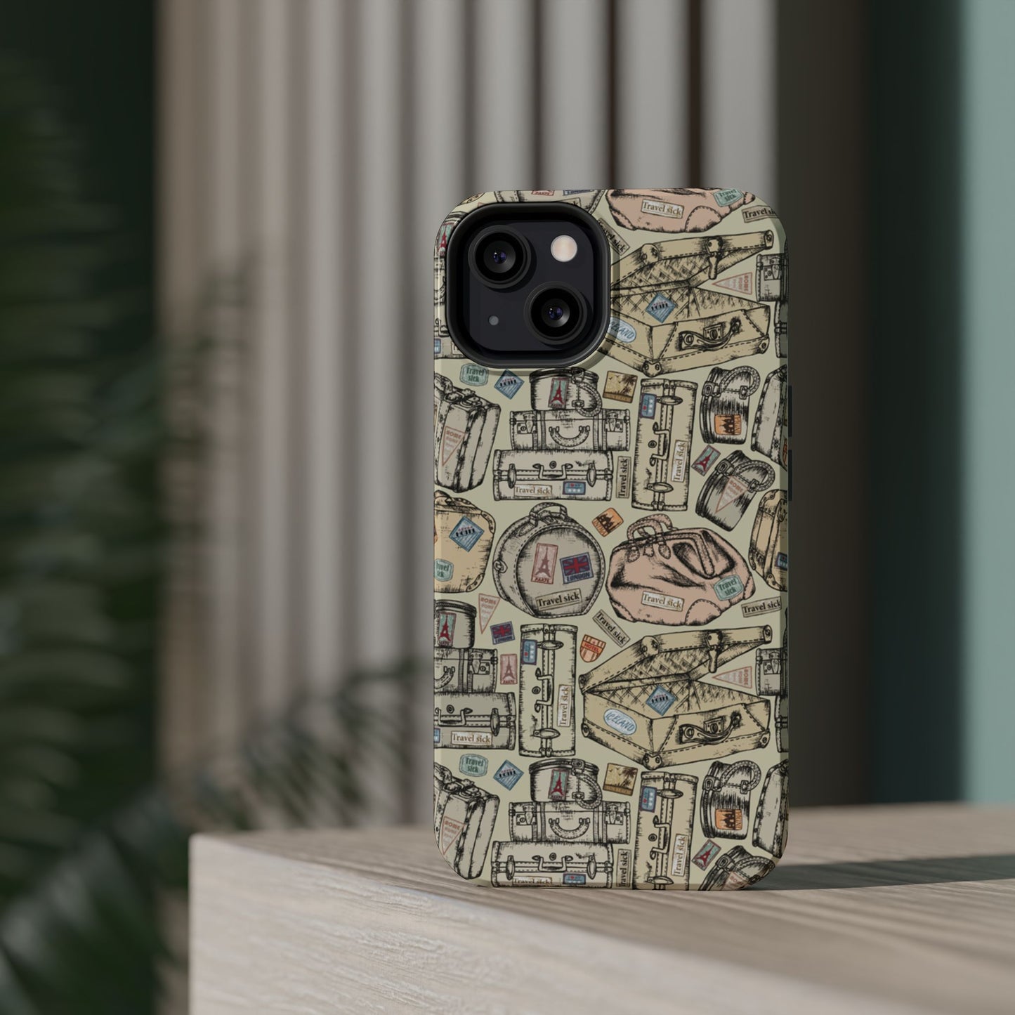 Travel-Inspired Magnetic Tough Cases, Unique Phone Accessories, Perfect for Adventurers, Great Gift for Travelers or Holidays