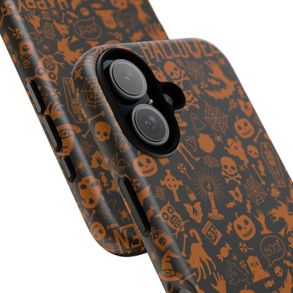Halloween Phone Case, Tough Cases with Spooky Design, Trick or Treat Accessories, Perfect for Halloween Decor, Gift for Halloween Lovers