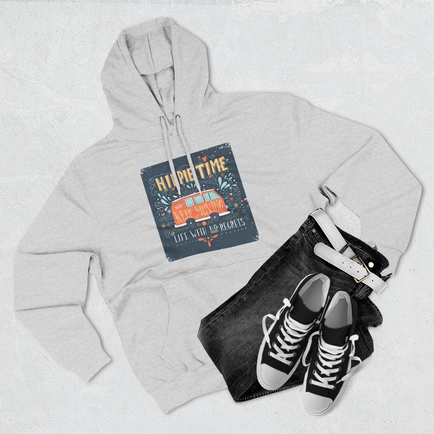 Hip & Cozy Fleece Hoodie - Perfect for Chill Vibes, Gift for Her, Winter Wear, Relaxed Style, Casual Layering - MaisonThreadory