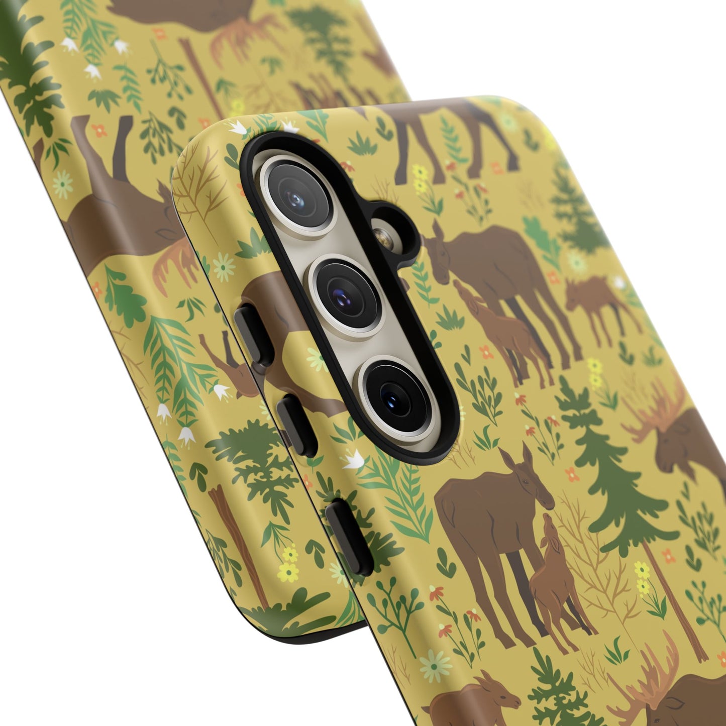 Moose Phone Case - Nature Lover's Accessory, Gifts for Outdoorsy Friends, Wildlife Decor, Eco-Friendly Cover, Forest Adventure Gear - MaisonThreadory