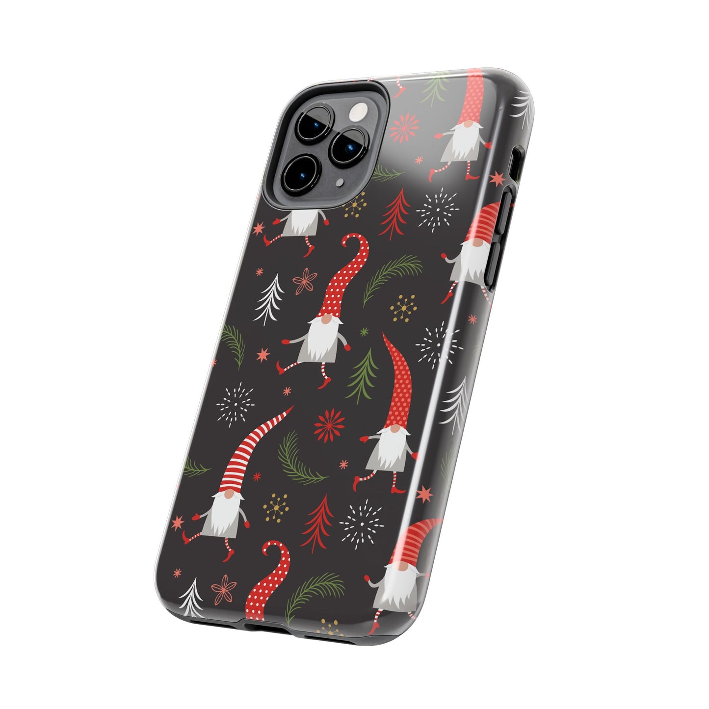 Gnomes & Holiday Cheer Tough Phone Cases, Cute Phone Accessories, Holiday Gift, Gnome Phone Cover, Festive Phone Protection, Winter Decor