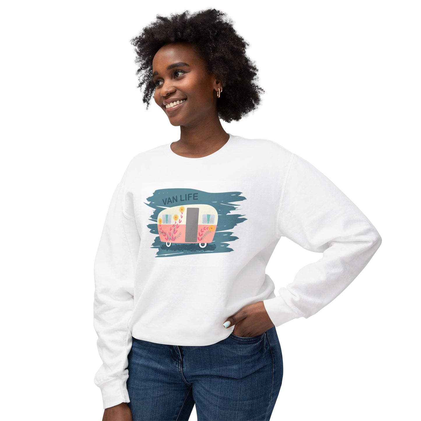 Unisex Lightweight Crewneck Sweatshirt - MaisonThreadory