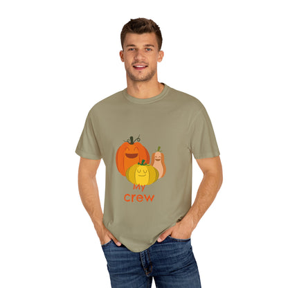Cute Pumpkin Family T-Shirt, Fall Apparel, Halloween Shirt, Thanksgiving Gift, Harvest Crew Tee, Unisex Seasonal Wear - MaisonThreadory