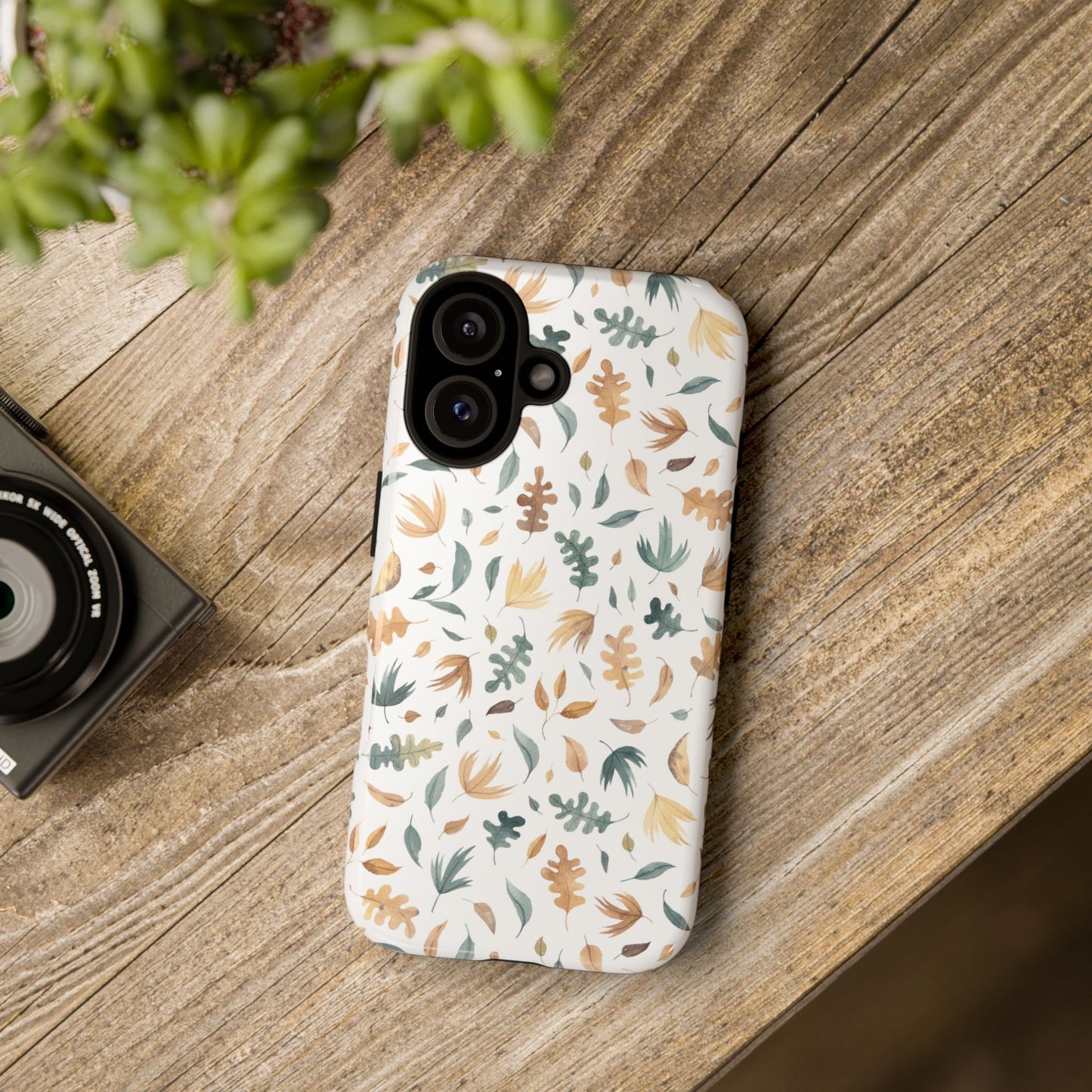 Stylish Floral Phone Case - Tough Cases, Nature-Inspired Design, Gift for Her, Phone Accessory, Floral Pattern Cover