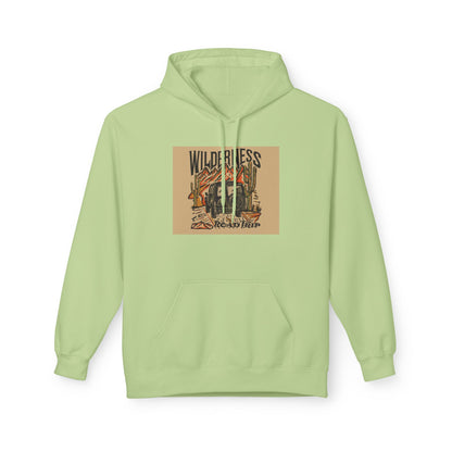 Wilde Bless Fleece Hoodie - Unisex, Cozy Style, Perfect for Casual Wear, Gifts, Outdoor Adventures, Festivals - MaisonThreadory