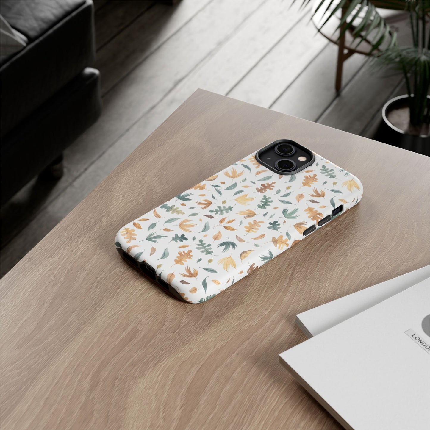 Stylish Floral Phone Case - Tough Cases, Nature-Inspired Design, Gift for Her, Phone Accessory, Floral Pattern Cover