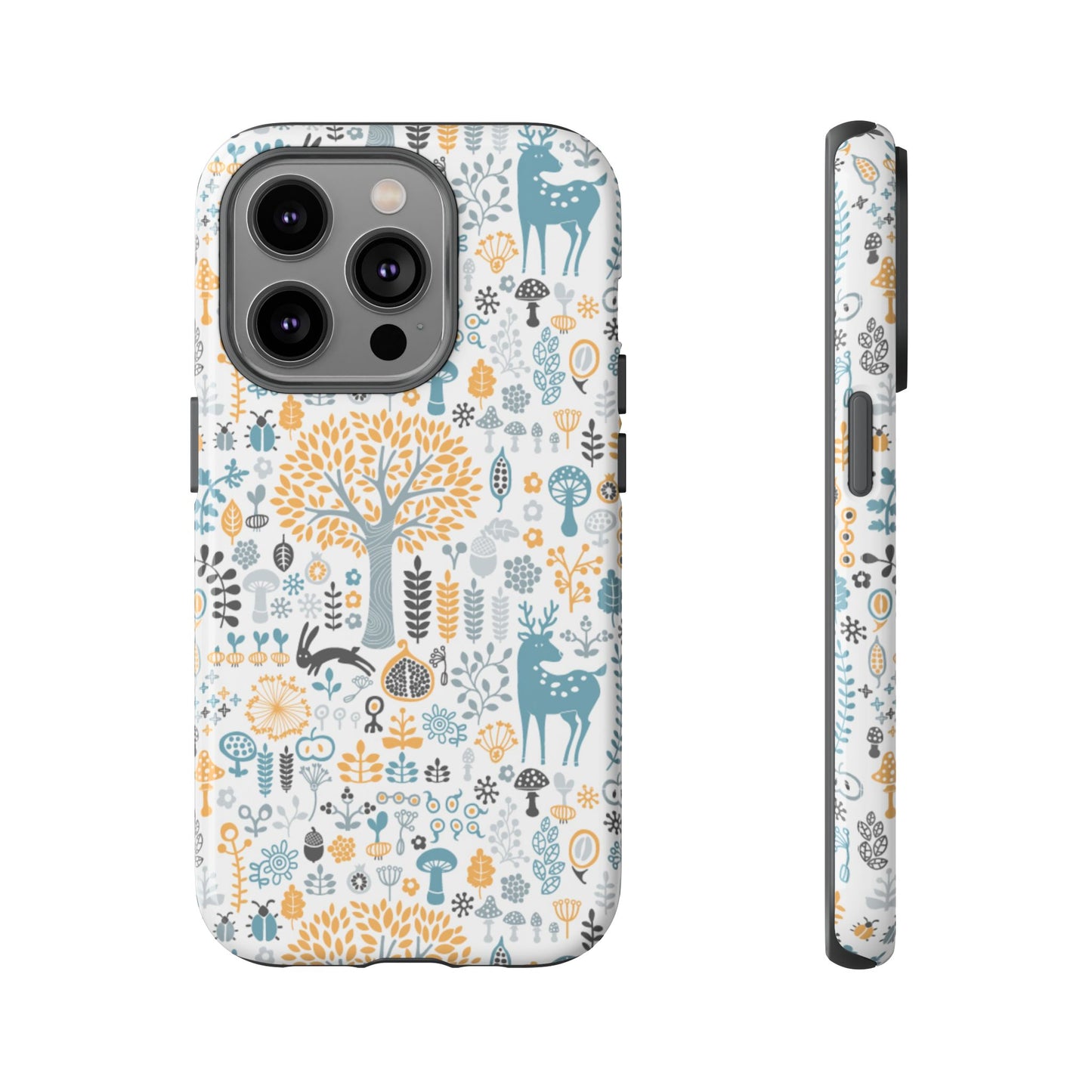 Nature-Inspired Phone Case, Durable Protective Cover, Bohemian Phone Accessory, Symbol of Strength, Eco-Friendly Gift