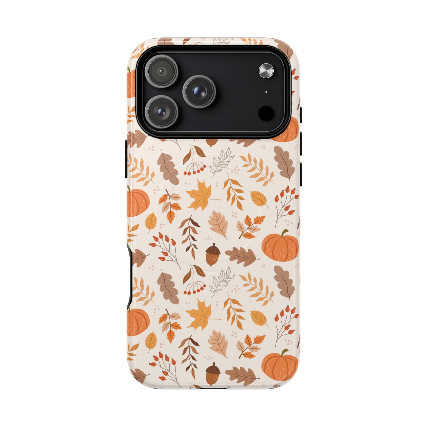 Autumn Floral Phone Case - Tough Magnetic Cases for Fall, Seasonal Accessories, Nature Lover Gifts, Cute Phone Cover, Unique Phone Case - MaisonThreadory