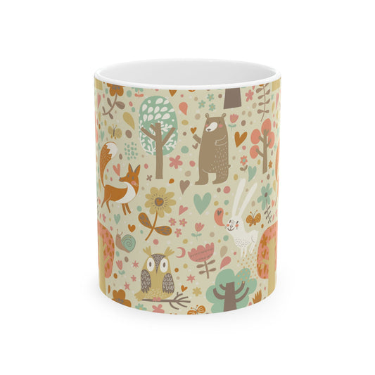Whimsical Animal Ceramic Mug - Cozy Nature Vibes, Perfect Gift for Animal Lovers, Cute Kitchen Decor, Eco-Friendly Coffee Cup, Great [...]