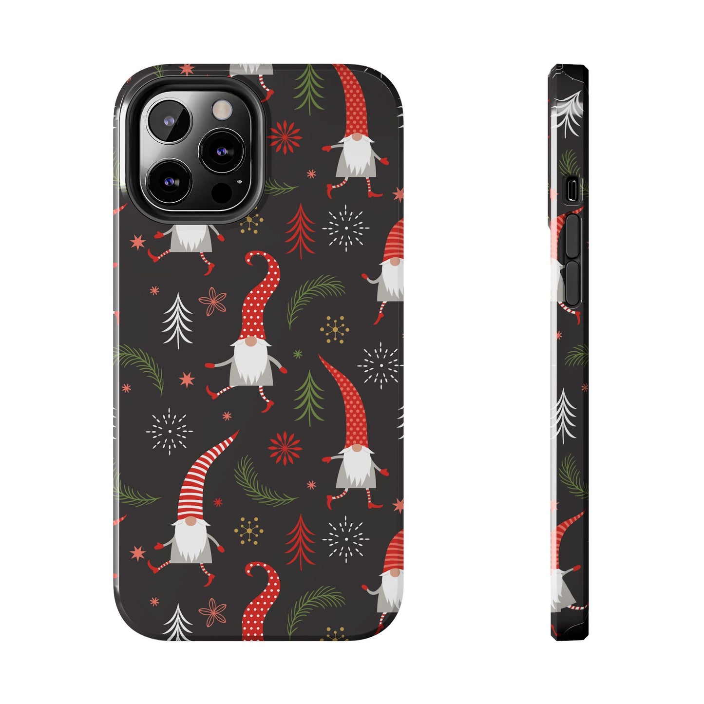 Gnomes & Holiday Cheer Tough Phone Cases, Cute Phone Accessories, Holiday Gift, Gnome Phone Cover, Festive Phone Protection, Winter Decor