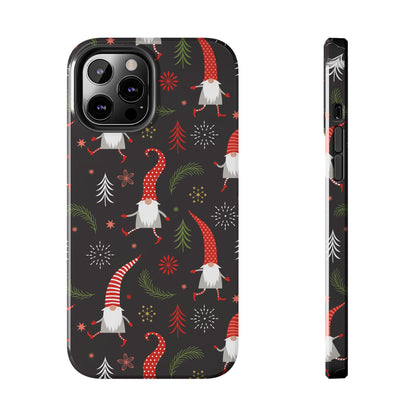 Gnomes & Holiday Cheer Tough Phone Cases, Cute Phone Accessories, Holiday Gift, Gnome Phone Cover, Festive Phone Protection, Winter Decor