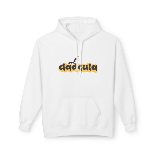 Dramatic Fleece Hoodie with Unique Design, Cozy Fall Apparel, Great for Halloween, Casual Wear, Gift for Friends - MaisonThreadory