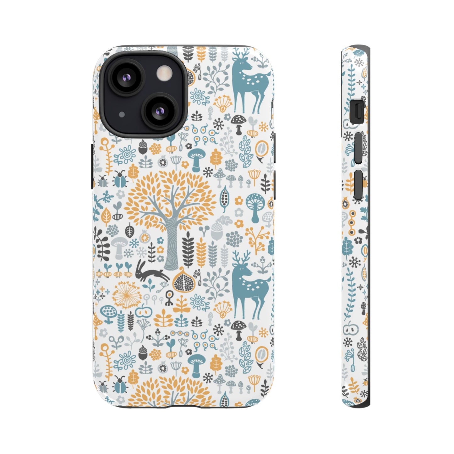 Nature-Inspired Phone Case, Durable Protective Cover, Bohemian Phone Accessory, Symbol of Strength, Eco-Friendly Gift