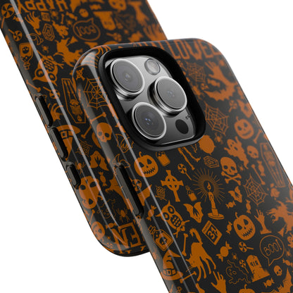 Halloween Phone Case, Tough Cases with Spooky Design, Trick or Treat Accessories, Perfect for Halloween Decor, Gift for Halloween Lovers
