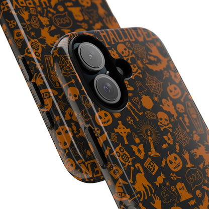 Halloween Phone Case, Tough Cases with Spooky Design, Trick or Treat Accessories, Perfect for Halloween Decor, Gift for Halloween Lovers