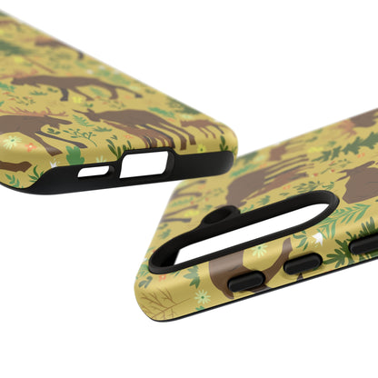 Moose Phone Case - Nature Lover's Accessory, Gifts for Outdoorsy Friends, Wildlife Decor, Eco-Friendly Cover, Forest Adventure Gear - MaisonThreadory