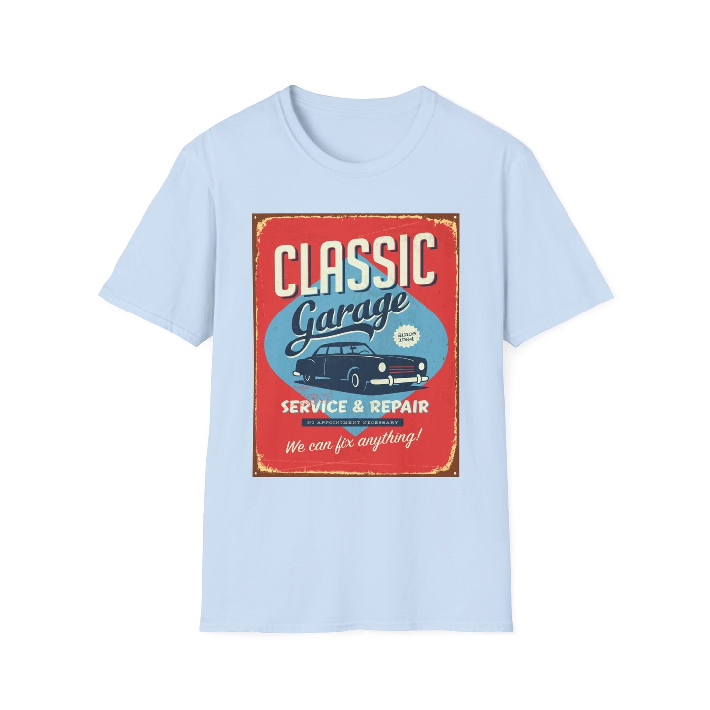 Classic Garage Vintage T-Shirt, Car Lovers Gift, Retro Car Tee, Father's Day Shirt, Classic Auto Enthusiast Apparel