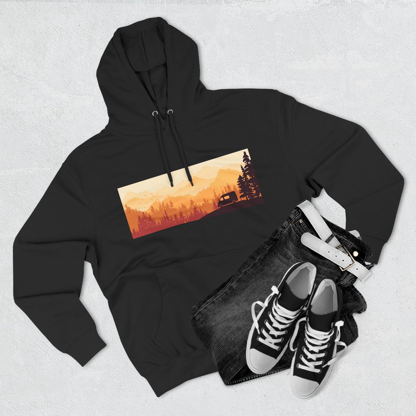 Cozy Adventure Hoodie - Great for Camping, Outdoors, Travel, Gift for Nature Lovers, Fall Style, Hiking Gear - MaisonThreadory