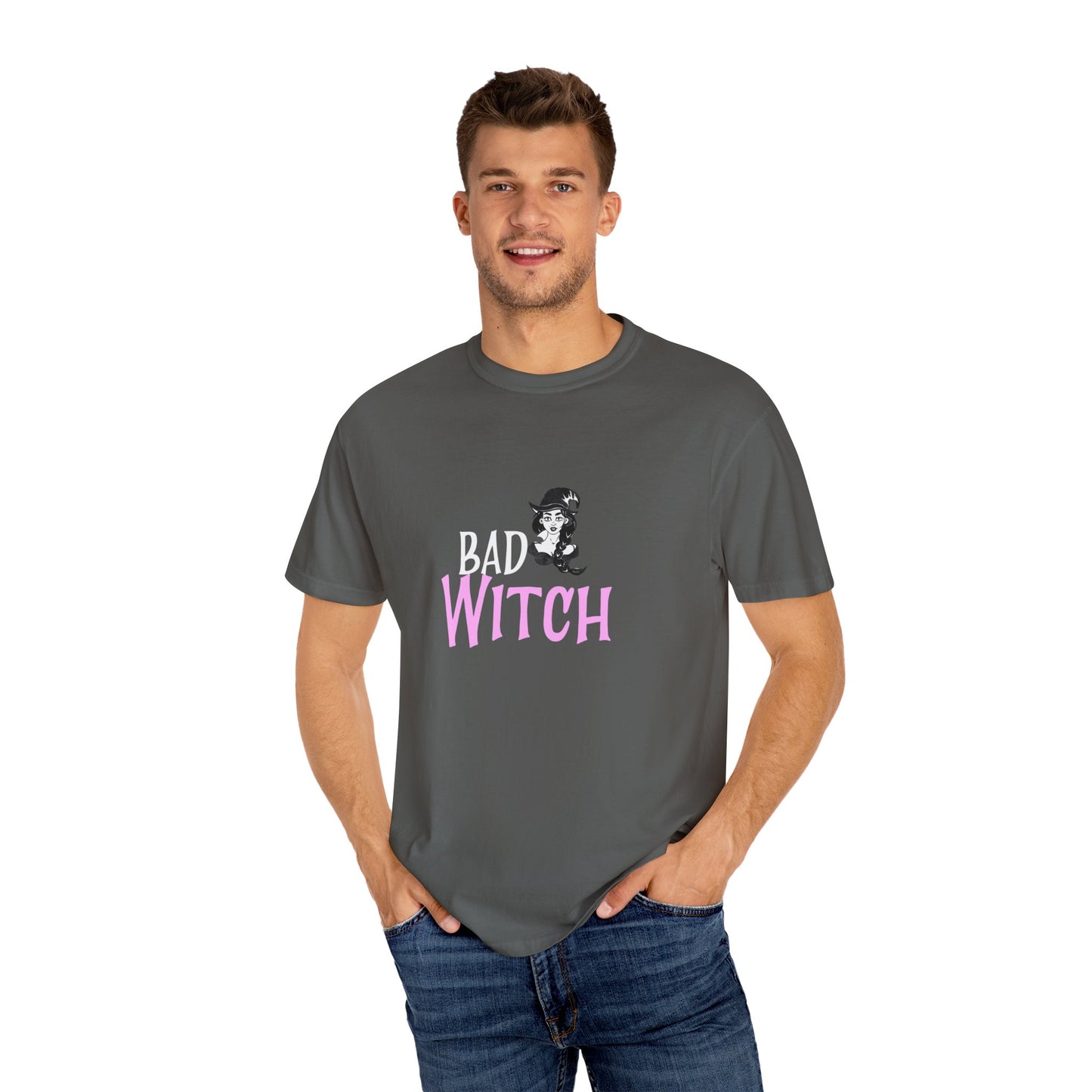 Halloween Bad Witch T-Shirt, Unisex Tee, Spooky Shirt, Witchy Apparel, Gift for Her - MaisonThreadory