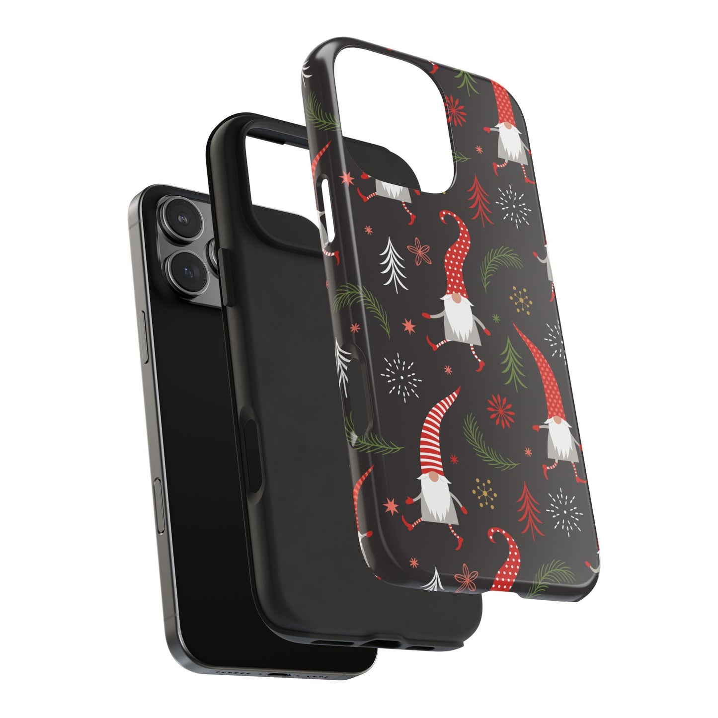 Gnomes & Holiday Cheer Tough Phone Cases, Cute Phone Accessories, Holiday Gift, Gnome Phone Cover, Festive Phone Protection, Winter Decor