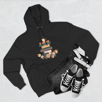 Cozy Book Lover's Hoodie | Three-Panel Fleece, Reading Gift, Literary Sweatshirt, Casual Apparel, Birthday Present, Book Club Outfit - MaisonThreadory