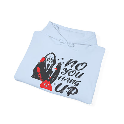 Spooky Phone Call Hoodie - Cozy Unisex Sweatshirt for Halloween, Horror Fans, Casual Wear, Gift Ideas, Scary Movie Nights - MaisonThreadory