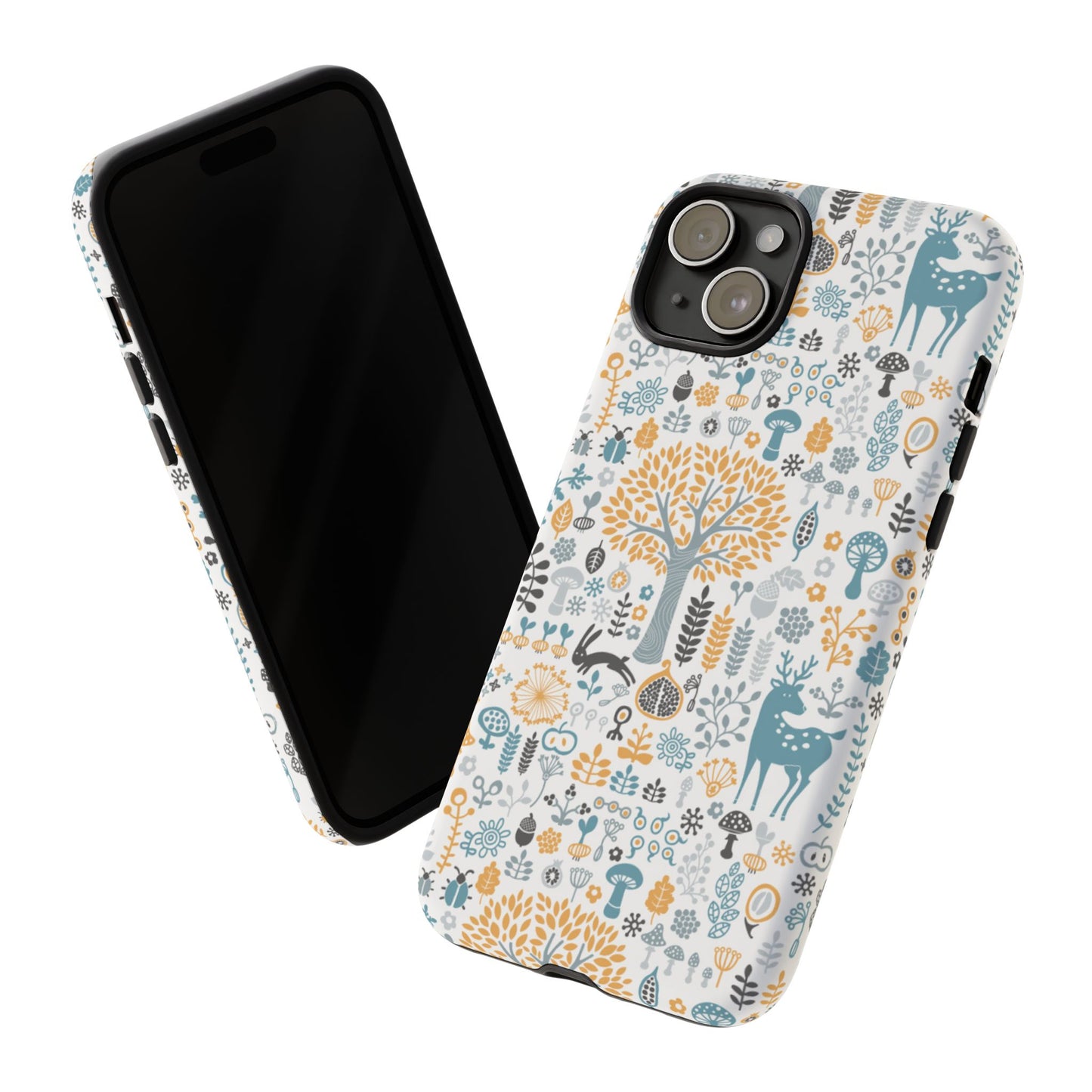 Nature-Inspired Phone Case, Durable Protective Cover, Bohemian Phone Accessory, Symbol of Strength, Eco-Friendly Gift