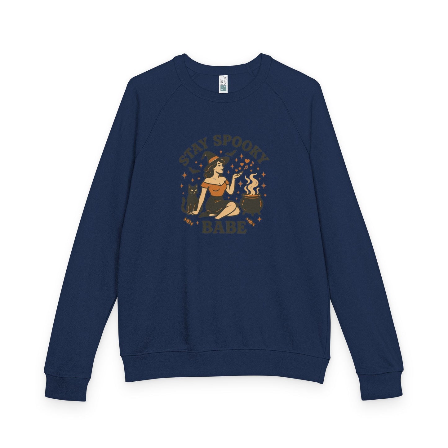 Stay Spooky Babe Unisex French Terry Raglan Crewneck Sweatshirt, Cozy Halloween Apparel, Perfect for Fall Celebrations, Unique Gift [...]