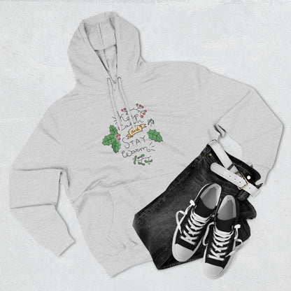Cozy Stay Warm Fleece Hoodie for All Seasons, Cute Unisex Winter Apparel, Perfect Gift for Friends and Family - MaisonThreadory