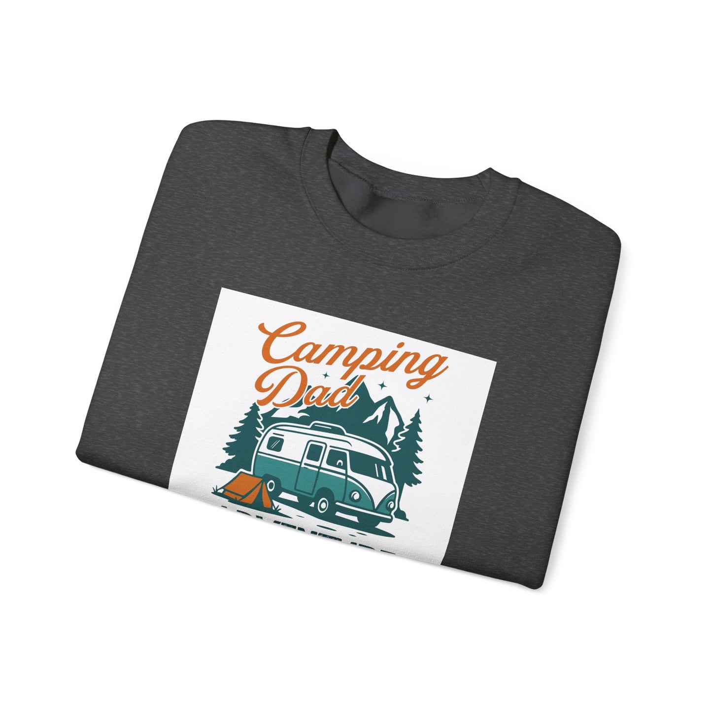 Unisex Camping Adventure Sweatshirt, Cozy Outdoor Apparel, Gift for Dads, Camping Enthusiasts, Father's Day, Weekend Getaway - MaisonThreadory