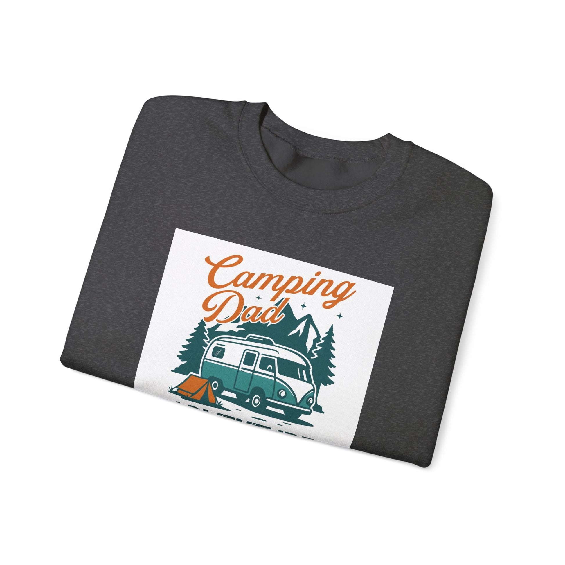 Unisex Camping Adventure Sweatshirt, Cozy Outdoor Apparel, Gift for Dads, Camping Enthusiasts, Father's Day, Weekend Getaway - MaisonThreadory
