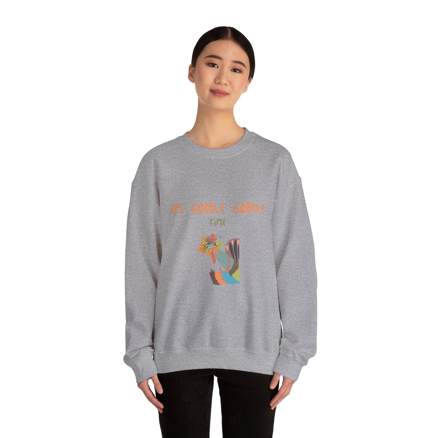 Thanksgiving Vibe Crewneck Sweatshirt, Fall Fashion, Unisex Sweatshirt, Cozy Gift for Her, Autumn Apparel, Holiday Wear - MaisonThreadory