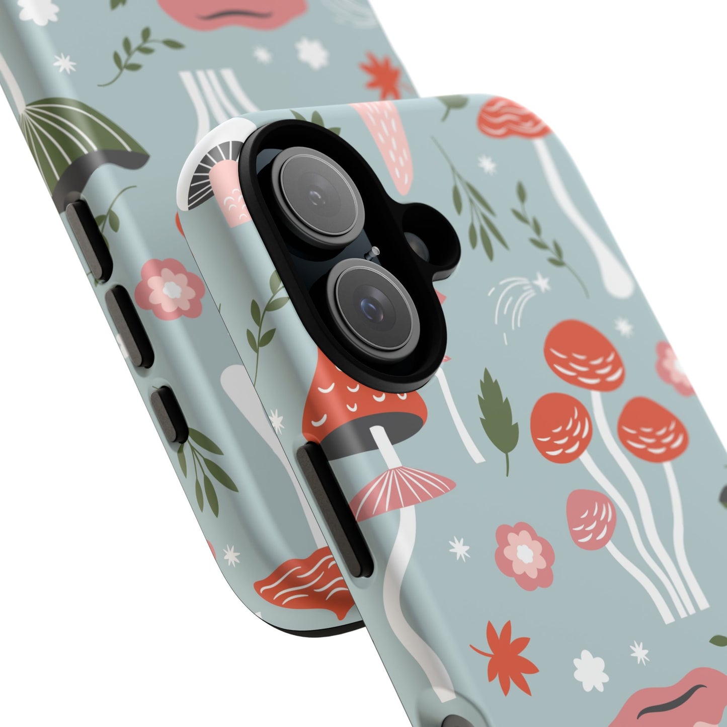 Whimsical Mushroom Phone Case, Cute Floral Smartphone Cover, Unique Gift for Nature Lovers, Trendy Tech Accessory, Eco-friendly Case