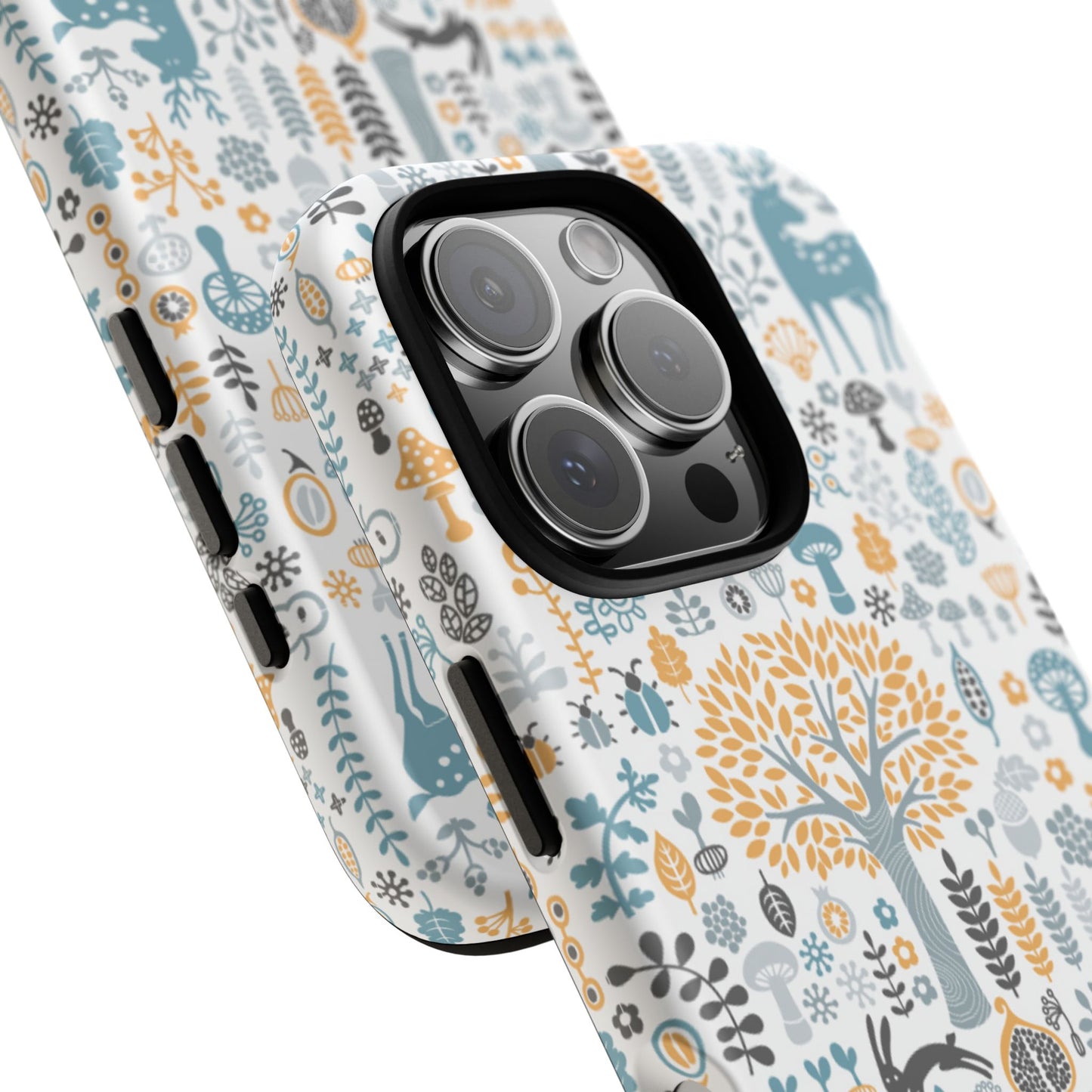Nature-Inspired Phone Case, Durable Protective Cover, Bohemian Phone Accessory, Symbol of Strength, Eco-Friendly Gift
