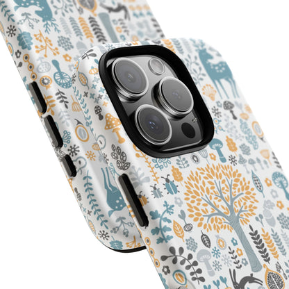 Nature-Inspired Phone Case, Durable Protective Cover, Bohemian Phone Accessory, Symbol of Strength, Eco-Friendly Gift