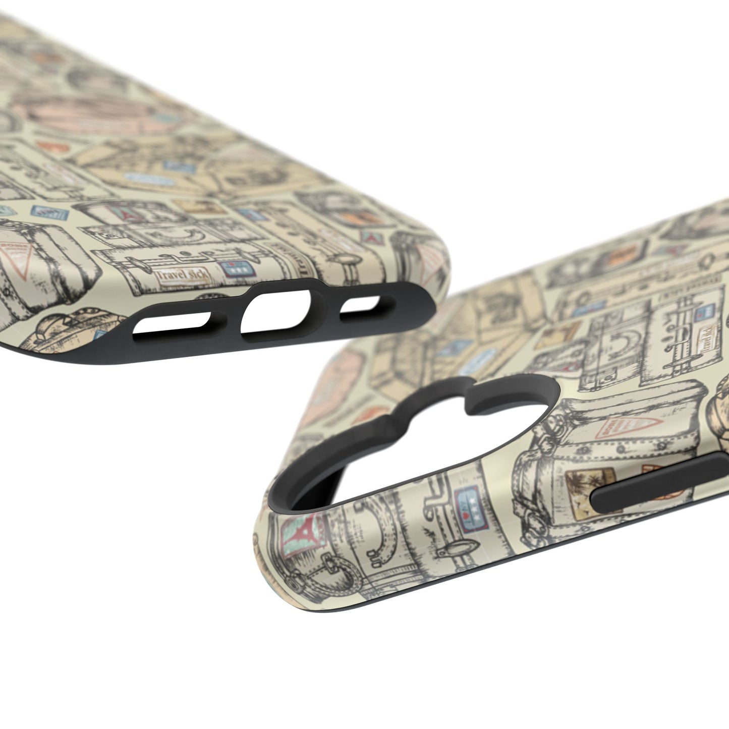 Travel-Inspired Magnetic Tough Cases, Unique Phone Accessories, Perfect for Adventurers, Great Gift for Travelers or Holidays