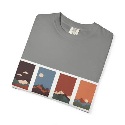 Unisex Mountain Sunset T-Shirt | Cozy Casual Wear, Nature Lover Gift, Travel Tee, Outdoor Adventure Shirt, Hiking Apparel