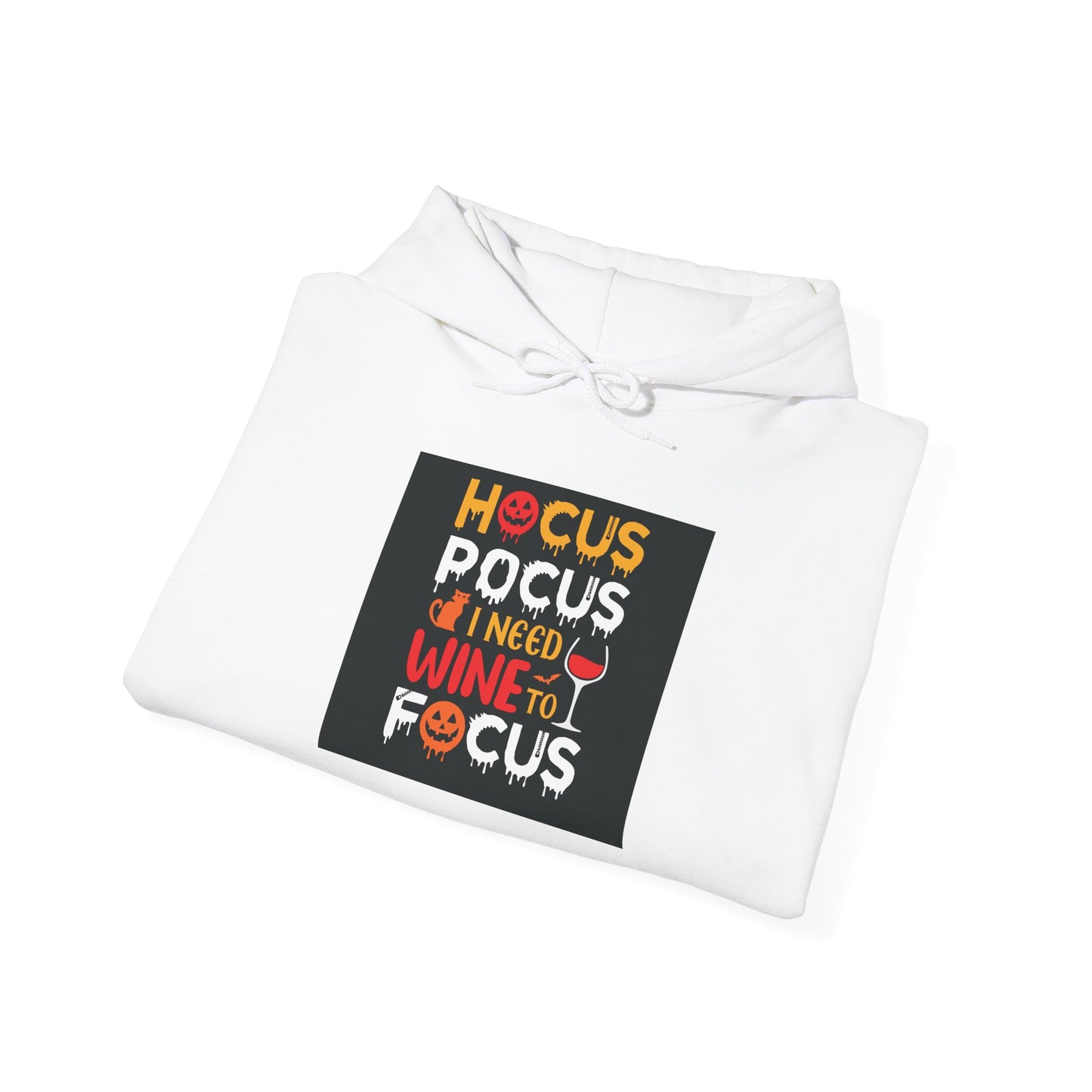 Hocus Pocus Hoodie - Halloween Sweatshirt | Wine Lovers Gift | Cozy Fall Apparel | Unisex Sweatshirt | Fun Autumn Style | Trick or [...] - MaisonThreadory