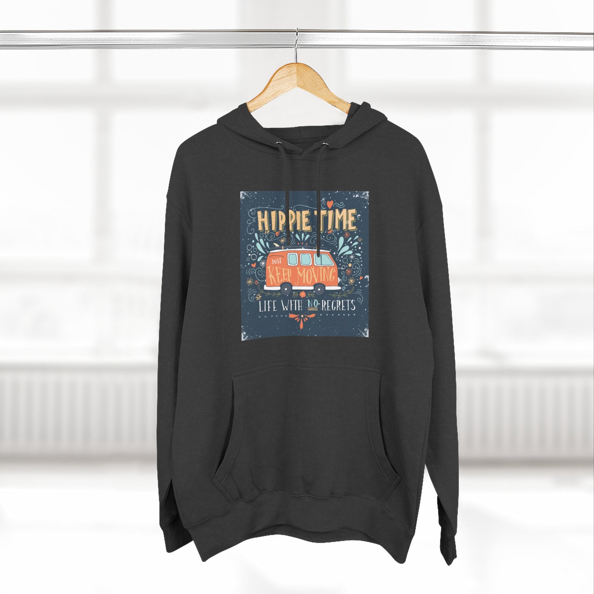 Hip & Cozy Fleece Hoodie - Perfect for Chill Vibes, Gift for Her, Winter Wear, Relaxed Style, Casual Layering - MaisonThreadory