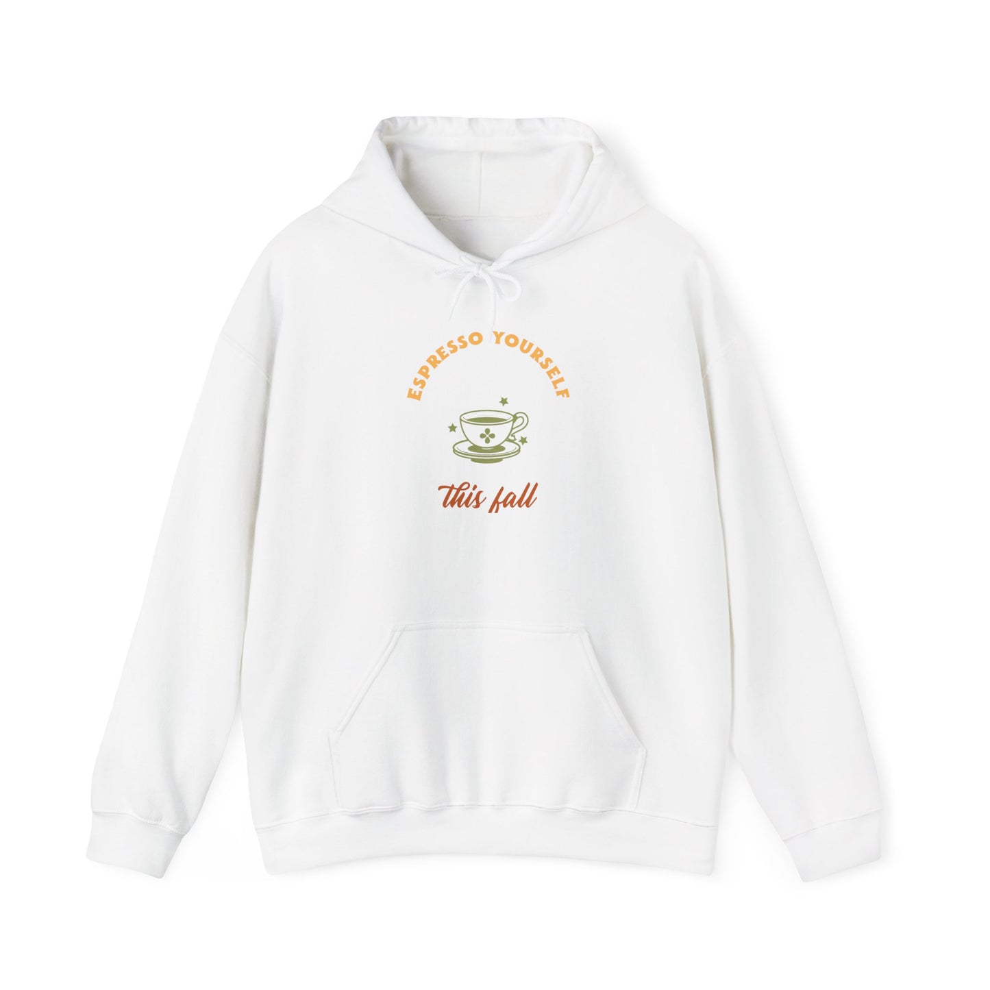 Fall Vibes Hoodie, Cozy Autumn Sweatshirt, Espresso Yourself Sweatshirt, Gift for Coffee Lovers, Casual Fall Fashion - MaisonThreadory