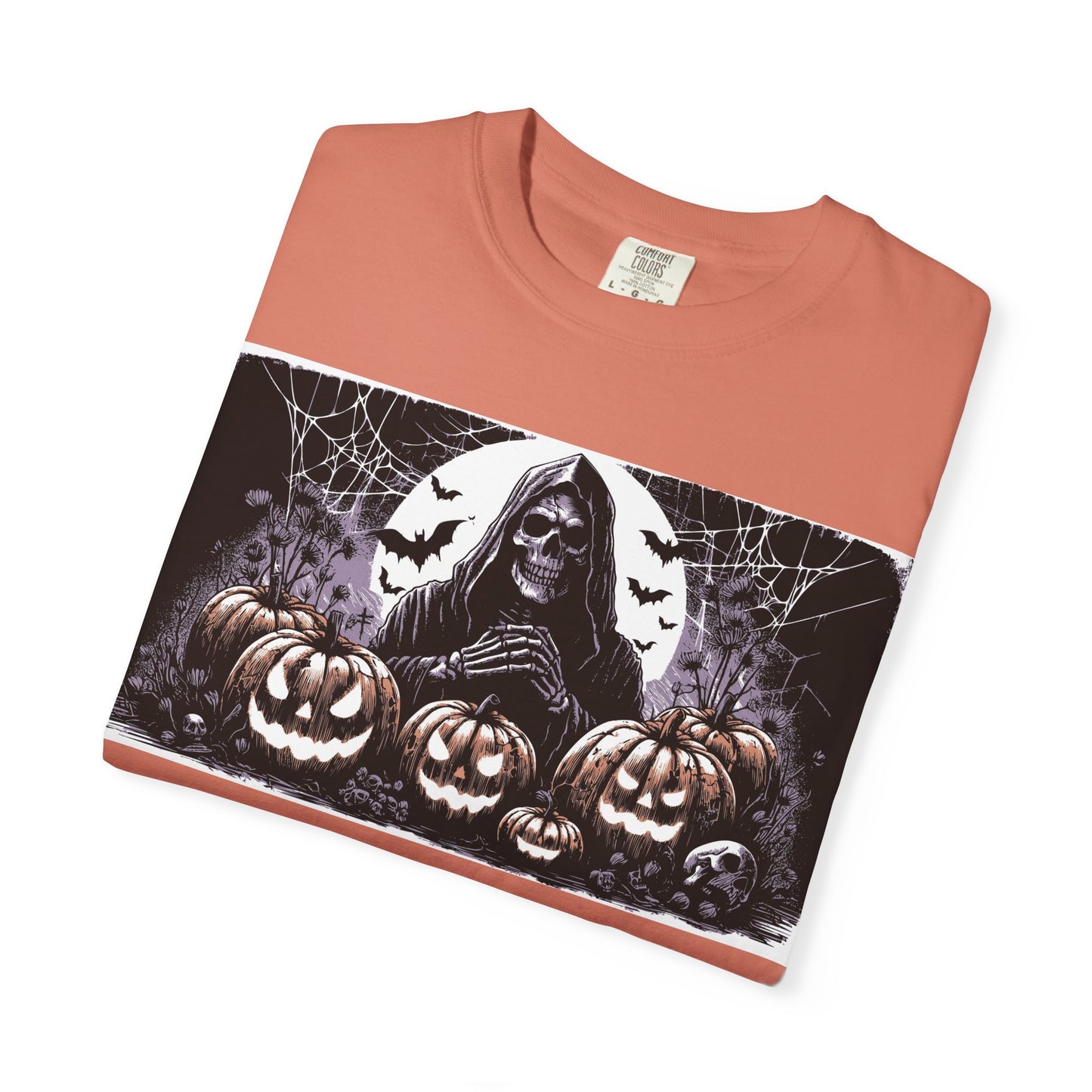 Spooky Halloween T-shirt, Unisex Graphic Tee, Ghostly Apparel, Fall Fashion, Pumpkin Shirt, Halloween Costume Top