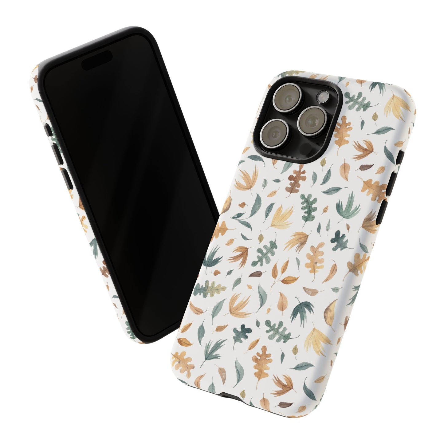 Stylish Floral Phone Case - Tough Cases, Nature-Inspired Design, Gift for Her, Phone Accessory, Floral Pattern Cover